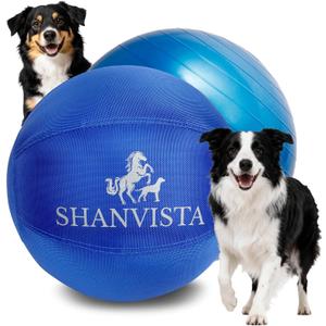 Shanvista Heavy Duty Dog Toy Ball, Navy Blue