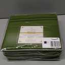 Cosy House Collection Everyday 1500 Series Bed Sheet Set - Ultra Soft & Cool Hotel Bedding - Deep Pocket - Wrinkle, Stain and Fade Resistant - 4 Piece Set (King, Olive Green)