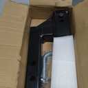 864122 Trailer Hitch Riser 2 inch Receiver Hitch Extension with 4-1/4 inch Rise/Drop, Solid ShankHitch Pin Kit Included