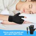 Finger Arthritis Compression Hand Ice Pack for Pain Relief, Adjustable Wrist Ice Pack for Hot & Cold Therapies, Finger Ice Pack with 1pcs Hand Massage Tool Gel Ice Gloves for Tendinitis, Carpal Tunnel