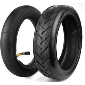 8.5 Inch Tire Tube Bent Valve 50/75-6.1 Scooter Rear Tire Replacement for Gotrax/Xiaomi Etc Electric Scooters, Thickened 8.5x2 Inner Tube Bent Valve 90  1 Set