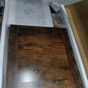 Storage Chest, Storage Bench, Retro Toy Box Organizer with U-Shaped Cut-Out Pull, 29.5" L15.7" W 17.7H, Entryway Storage Bench with 2 Hinges,Supports 300 lb, Easy Assembly, Rustic Brown