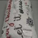 QOOMO 3 Piece Christmas Quilt Set, Christmas Tree Snowflake Quilt Bedspread Throw Blanket Lightweight Bedspread Coverlet Bedding Set Full/Queen Size