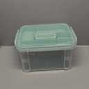 15QT Clear Medicine Organizer Box with Handle, Plastic Medicine Container with Tray First Aid Box Empty, Thickened Medicine Storage Organizer Multipurpose Medication Organizer Storage (Transparent)