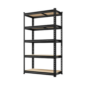 Heavy Duty Shelving Unit - 5 Tier 2000LB Capacity Metal Garage Storage Shelves for Organization, Adjustable Steel Rack for Garage, Closet, Pantry, Warehouse Model: RBZWJ5LW401