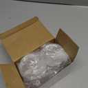 4 Pack Acrylic Qtip Holder Dispenser for Cotton Swabs, Balls, Pads, Floss Picks- Small Clear Plastic Canister Apothecary Jar Set, Bathroom Essentials Accessories Decor, Vanity Makeup Storage Organizer