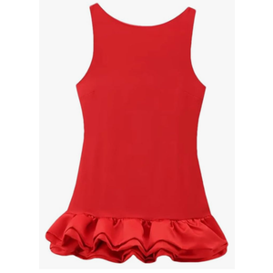 Women's Patchwork Mini Dress, O-Neck, Backless with Zipper, Female Dresses, L