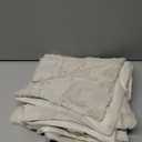 OTOSTAR Set of 2 Xmas Soft Plush Short Wool Velvet Decorative Throw Pillow Covers Square Luxury Style Cushion Case Pillow Shell for Sofa Bedroom Christmas Tree and Elk Cream Beige, 22x22 Inch