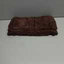 Patchwork Throw Pillow Covers Set of 2 Striped Soft Corduroy Square Decorative Couch Pillow Cases Boho Accent Farmhouse Home Decor for Bed Sofa Living Room, Brown, 18x18-Inch