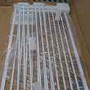 Gardner Pet 51"-87" Extra Tall Cat Gate for Doorway, Wide Adjustable 27.56"-37" Baby Gate Included 4 Extension Kits, Pressure Mounted Safety Full Door Gate for Stairs, Studio, Kitchen (White)