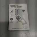 Phone Stand, Foldable Magnetic Phone Tripod, Angle Adjustment & Strong Magnets PU Leather Phone Stand, Compatible with All Smart Phone 16/15/14/13/12 (Purple)