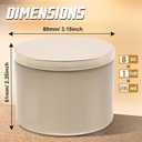 24-Pack 8oz Candle Tins with Lids, Metal Candle Jars for Candle Making, Bulk Empty Containers for Beginners & DIY Storage -Champagne Gold