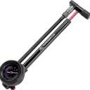 High Pressure Shock Pump - 400 Psi for Front Fork and Rear Bicycle Suspension Air Shocks-Bike Shock Pump with No-Loss Schrader Valve