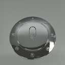 MOCW Chrome Fuel Filler Gas Door Cover Compatible with 1999-2006 Chevy Silverado Suburban Tahoe GMC Sierra Yukon XL Cadillac