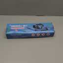 Greatever Dry Snorkel Set, Panoramic Wide View, Anti-Fog Scuba Diving Mask, Professional Snorkeling Gear (Kids, Black Green)