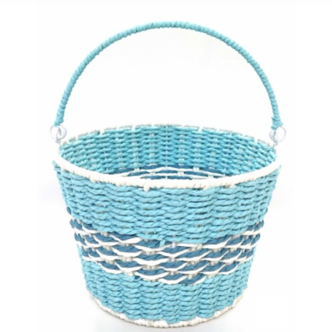 Holiday Home® Easter Two Tone Rope Basket - Blue