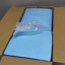 Amazon Basics Heavy Duty Dog and Puppy Pee Pads, 5-Layer Leak-Proof Ultra Absorbent, Quick-Dry Surface, Potty Training, Regular (24x23"), 50 Count, Blue & White