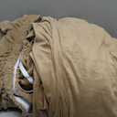 Sofa Cover 4 Piece T Cushion Sofa Slipcovers Thick Velvet Couch Cover Furniture Protector Stretch Sofa Covers for 3 Cushion Couch with 3 Individual T Cushion Covers Washable, Camel