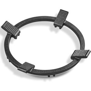 WANGYUANJI Cast Iron Wok Ring for Gas Burner, 8.3" Outer & 7" Inner Diameter  Heavy-Duty Non-Slip Support Rack for 6.7" Woks, Frying Pans & Pots, Stable Heat-Resistant Stove Adapter (Black)