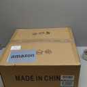 18" Drum Chandelier, 3-Light Modern Farmhouse Chandelier, Large Black and Wood Texture Pendant Light Fixture for Dining Room Kitchen Island Foyer Entryway Bedroom