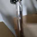 Moen Curved Adjustable Length Fixed Mount Single Shower Curtain Rod for Bathroom, Chrome Finish, CSR2160CH
