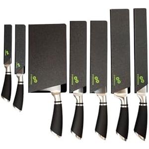 EVERPRIDE 5 Piece Knife Guard Set, Universal Blade Cover Knife Sheaths for Chef and Kitchen Knives Durable Knife Edge Guards Include Multiple Sizes to Protect Your Full Set of Knives