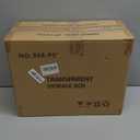 Acrylic Box Display Case, Clear Plastic Stackable Storage Bins with Magnetic Attraction Lid, Showcase for Cosmetic, Large Figures Collectibles (5 Pack, X-Large)