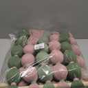 KaloKalo Macrame Wall Hanging Extra Large Handmade Tapestry Boho Decor Natural Cotton Rope Ball Textile Fiber Yarn Warm Wall Art for Livingroom Bedroom Wedding Party 35.4" L by 33.8" H - Pink Green