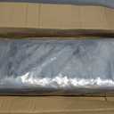 Juexica 96 x 96 Inch Clear Freezer Door Curtain Plastic Door Strips Curtain, Clear