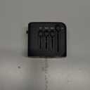 Travel Conversion Socket,Universal in Multiple Countries,Safe and Fast Charging,Easy to Carry,Black