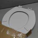 Mayfair NextStep Slow-Close Toilet Seat with Built-In Toddler Potty Training Seat, Removable, White, Round