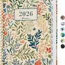 2026 Planner, Weekly and Monthly Planner for Women, January 2026 - December 2026, Hardcover 2026 Calendar Planner Book with Tabs, Inner Pocket, Spiral Bound, Perfect for Office Home School Supplies - A5 (6.3" x 8.5"), Herbs