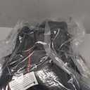 Car Seat Covers, Quilting Leather Seat Cover Two Front Seats, Waterproof Faux Leather Automotive Seat Covers for Cars, Universal Car Interior Fit for Suvs, Trucks, Airbag Compatible (2PCS) (N4 Black+Red)