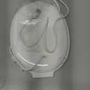 Travel Makeup Mirror with Light: 3 Color Lighting Portable Mirror with Touch Screen Rechargeable Adjustable LED Lights Hexagon Vanity Mirror for Travel, Desk, Home (Round White)