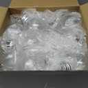 Patelai 50 Pcs Christmas Clear Plastic Fillable Ornaments for Tree Christmas Drink Balls Plastic DIY Hanging Pendant Ball for Crafts Home Wedding Party Decor (50 ml)