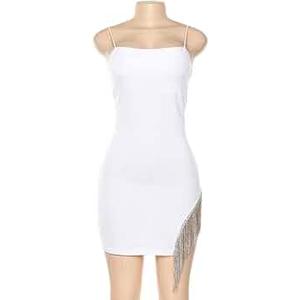 Sexy 90s Retro Style Evening Dress With Spaghetti Straps And Open Back, Small