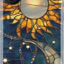 Esdot for iPhone 16 Case Cute - Wireless Charging Compatible - Dual-Layer Soft Silicone + Hard Shell - Trendy Wildflower Design - Protective Phone Cover for Women Girls - Solar Lunar Harmony