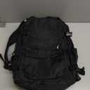 Travel Backpack, Nylon Large Capacity Sports Luggage Backpack Casual Daypack Laptop Book Bag for Short Trip Camping College (Black)