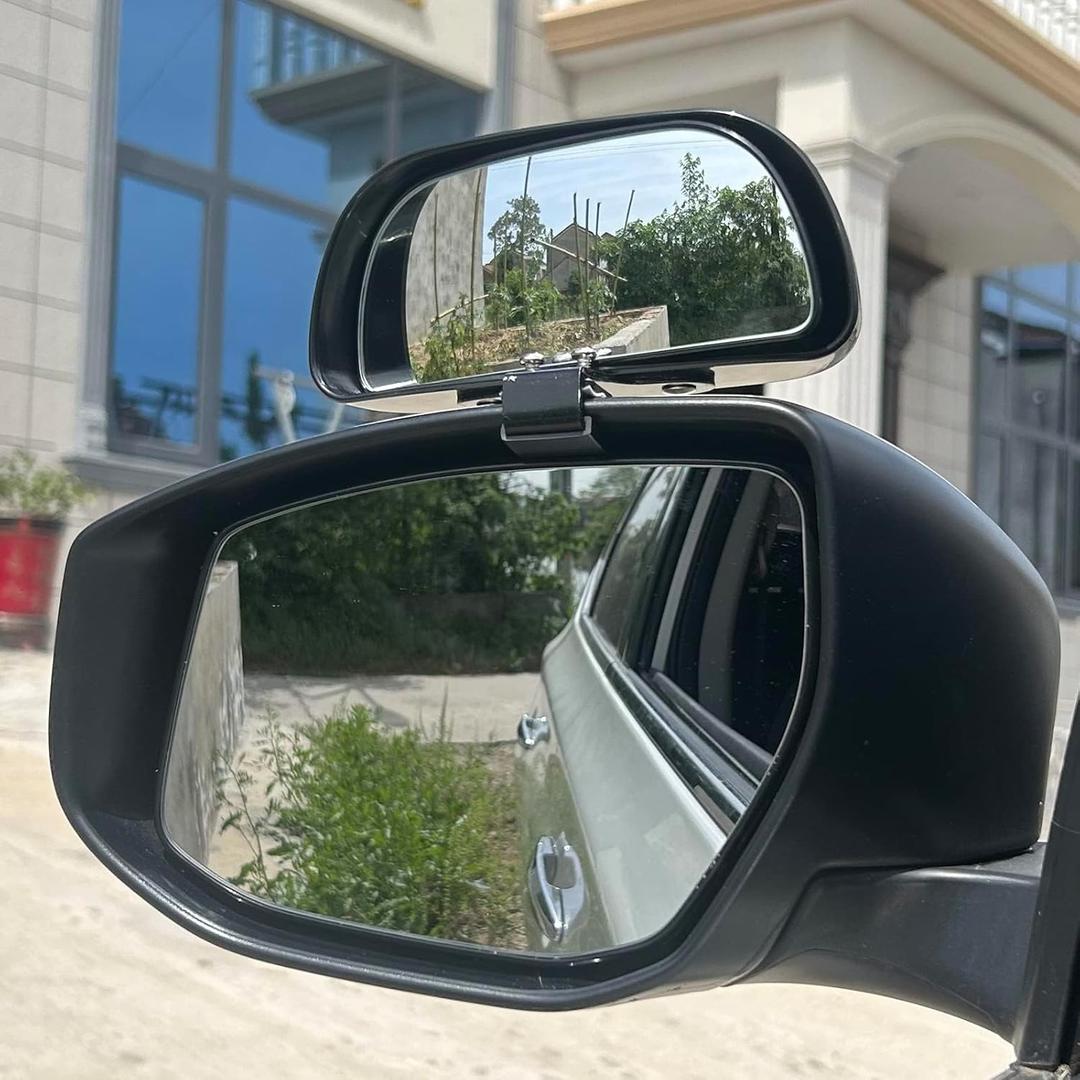 Blind Spot Mirror - Rectangle Rear View Wide Angle HD Glass Mirror for Car, Truck, SUV, RV