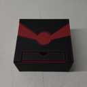 Gomyrod MTG Deck Box with 45° Quick Access, Fits 500+ Single Sleeved Cards, 3-IN-1 Card Deck Box for Commander Display, Portable Deck Case Compatible for TCG, CCG, MTG Cards, Red