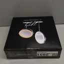 Makeup Mirror with Lights, 1x/20x 360 Rotation Vanity Mirror, Brightness Adjustable Lighted Makeup Mirror with Magnification, 5000 mAh Rechargeable Double Sided Mirror with 3 Colors, Gift for Women (Chrome)