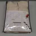 Warm Beige Thick Linen Blend Sheer Curtains 96 Inches Long for Living Room 2 Panels Set, Pinch Pleat Modern Farmhouse Burlap Windows Curtain for Dining Room Light Filtering Drapes with Hook Ring Brown