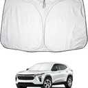 BIBIBO 2025 Chevy Trax Sunshade for 2024 2025+ Chevrolet Trax (LS/1RS/LT/2RS/ACTIV) &2023 2024 Buick Envista Front Windshield Sun Shade, Block UV Rays Foldable Sun Visor Protector Keep Your Car Cooler
