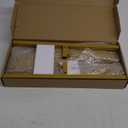 Wokceer 7.2 FT Wedding Arch Backdrop Stand, Gold Metal Arch Backdrop Stand for Wedding Ceremony Birthday Party Bridal Baby Shower Photo Booth Garden Floral Balloon Arches Decoration