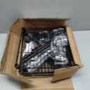 Small 5 Tier Shelves Storage Wire Shelving Unit Metal Shelf Adjustable Organizers Storage Shelving with Wheels for Bathroom Laundry Room Kitchen Pantry12D x 18W x 57.2H Black