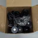 SUNVIE 3W Low Voltage Landscape Lighting LED Landscape Spotlights with Connectors Waterproof Low Voltage Landscape Lights 3000K Warm White Uplights Outdoor Spot Lights for Yard Garden House, 4 Pack