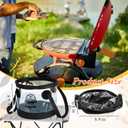 Grill Brush Water Bucket Collapsible Soak Basin Grill Brush Water Bag Barbecue Cleaner Ideal Partner for Steam BBQ Brush Foldable Water Bucket for Picnics Camping Outdoor Party