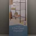 Whitmor Stackable 3-Tier Closet Organizer, 11.9323.62×36.69 in