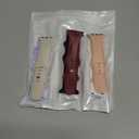 Maledan 6 Pack Bands Compatible for Apple Watch Band 38mm 40mm 41mm 42mm 44mm 45mm 46mm 49mm Women Men, Soft Silicone Sport Band Strap for iWatch Apple Watch Series 11 10 9 8 7 6 5 4 3 2 1 SE Ultra (White/ Black/ Starlight/ Pind Sand/ Digital Lavender/ Wine Red)