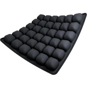 Travel Seat Cushion, Press Type Portable Inflatable Travel Seat Cushion, Suitable for Airplanes, Office Chairs, Wheelchairs, Cars, Stadiums, 36 Airbags Provide Comfortable Support (Black)